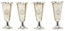 827  -  CUATRO COPITAS EN PLATA "TIFFANY & Co"