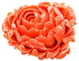 57  -  BROCHE FLOR ORIENTAL 