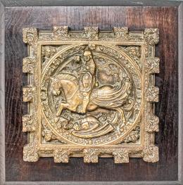 1034  -  PLAFÓN EN BRONCE "SANT JORDI"