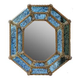 299 - ESPEJO VENECIANO DEL ÚLTIMO TERCIO DE SIGLO XX