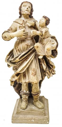 860  -  FIGURA EN ALABASTRO DE TRAPANI, SICILIA S.XVIII