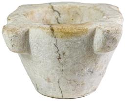 1079 - MORTERO DE MARMOL BLANCO 