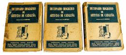 389  -  "DICCIONARIO BIOGRÁFICO DE ARTISTAS DE CATALUÑA"