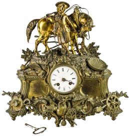 1120  -  RELOJ DE SOBREMESA DE FINALES DE SIGLO XIX