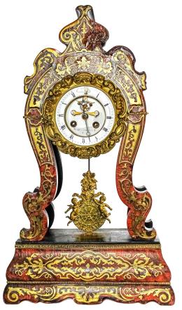 829  -  RELOJ DE SOBREMESA ESTILO BOULLE S.XIX