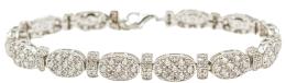 197  -  PULSERA DE PLATA CON CIRCONITAS