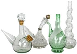 15 - COLECCIÓN DE PIEZAS EN CRISTAL DE MEDIADOS DEL S.XX