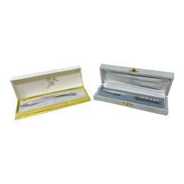 474 - DOS PORTAMINAS EN PLATA DE MEDIADOS DEL S.XX
