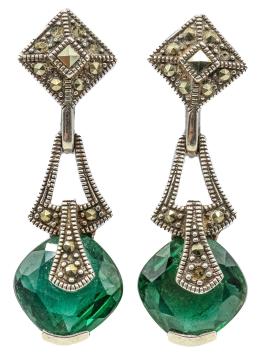 203 - PENDIENTES ESTILO ART DECO
