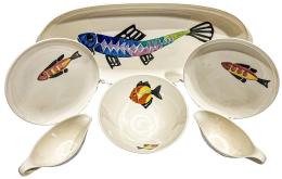 101  -  SERVICIO DE PESCADO VILLEROY & BOCH DE LOS AÑOS 60