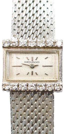 185  -  RELOJ JOYA DE DAMA MOVADO AÑOS 60-70