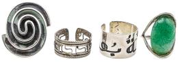 183  -  CUATRO ANILLOS DE PLATA