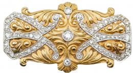 69  -  BROCHE CON DIAMANTES DE PPS. DEL S.XX