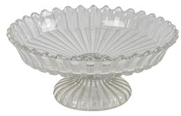 17  -  CENTRO FRUTERO EN CRISTAL DE BACCARAT DE MEDIADOS DEL S.XX