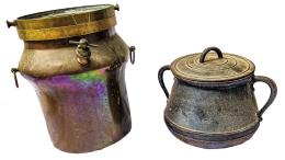 1573  -  OLLA Y CONTENEDOR DE PPS. DEL S.XX