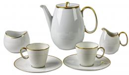 531  -  JUEGO DE CAFÉ DE PORCELANA ALEMANA, AÑOS 60