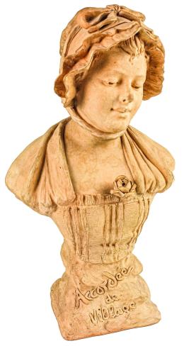 838 - BUSTO EN TERRACOTA DE PRINCIPIOS DEL S.XX