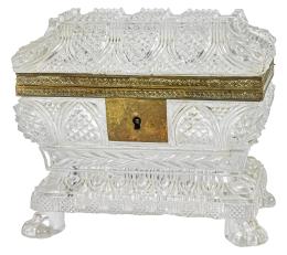 11  -  CAJA DE VIDRIO DEL PRIMER CUARTO DE SIGLO XX