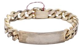 230  -  PULSERA DE PLATA "NO ME OLVIDES"