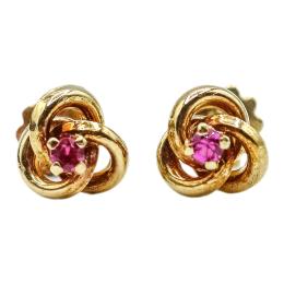 192 - PENDIENTES PARA NIÑA CON RUBÍ
