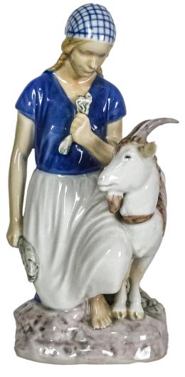 561  -  FIGURA EN PORCELANA DANESA DEL ÚLTIMO CUARTO DEL S.XX