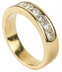 100  -  ANILLO MEDIA ALIANZA CON BRILLANTES