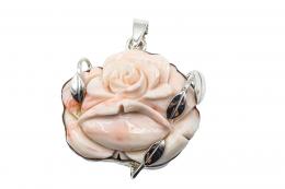 159 - COLGANTE ROSA