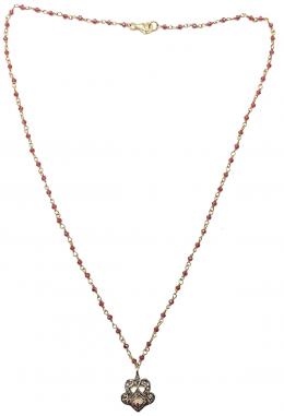 163 - COLLAR GARGANTILLA CON GRANATES RODOLITA