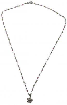 166 - COLLAR GARGANTILLA CON TURMALINAS