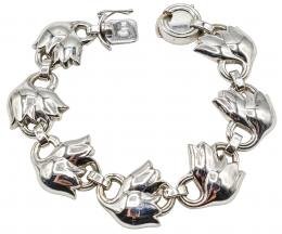 232 - PULSERA CON TULIPANES