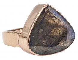 122 - ANILLO CON LABRADORITA