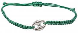 240 - PULSERA DE MACRAMÉ CON PLATA