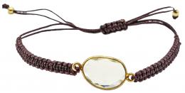 234 - PULSERA DE MACRAMÉ CON CITRINO