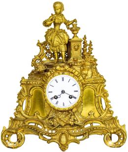 851  -  RELOJ DE SOBREMESA FRANCÉS DEL ÚLTIMO CUARTO DEL S.XIX