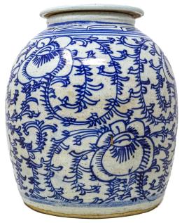 524 - TIBOR CHINO EN PORCELANA DE PRINCIPIOS DEL S.XXI