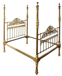 340  -  CAMA DE MATRIMINIO DEL ÚLTIMO TERCIO DE S. XIX