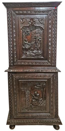 694  -  MUEBLE ALACENA FRANCÉS DEL ÚLTIMO CUARTO DE SIGLO XIX