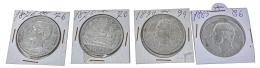 445  -  CUATRO MONEDAS EN PLATA 