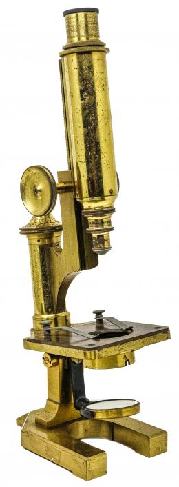 1070 - MICROSCOPIO R & J BECK CIRCA 1890