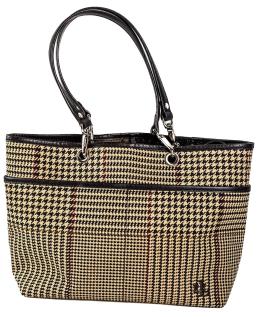846 - BOLSO RALPH LAUREN TELA Y PIEL 