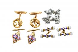 122  -  COLECCIÓN DE GEMELOS DE MEDIADOS DEL S.XX