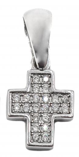 67 - CRUZ COLGANTE CON BRILLANTES