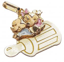 43 - COLGANTE BEBE CON MICKEY Y MINNIE