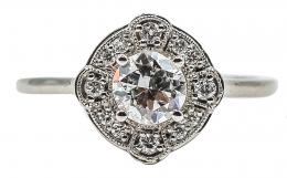 20 - ANILLO ROSETÓN CON BRILLANTES