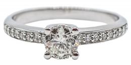 28 - ANILLO SOLITARIO CON BRILLANTES