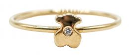 18 - ANILLO OSITO CON BRILLANTE