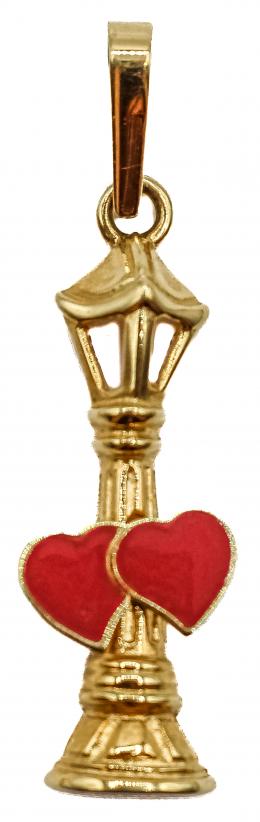 55 - COLGANTE FAROLA CON CORAZONES