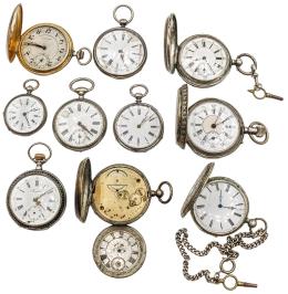 284  -  DIEZ RELOJES DE BOSLILLO DEL S.XIX Y PPS. DEL S.XX