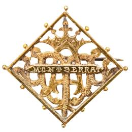 153  -  BROCHE DE MONTSERRAT DE PPS. DEL S.XX