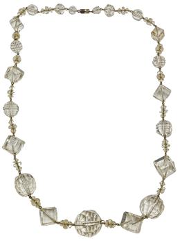 42  -  COLLAR DE CUENTAS DE CRISTAL ART DECO